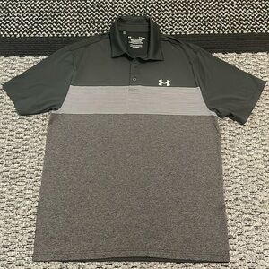 Under Armour The Playoff Polo Mens Sz L Golf Performance Athleisure Activewear